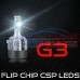 2x H7 G3 COB LED Headlight Bulbs Kit 7600 Lumens Canbus 72W HID UK STOCK